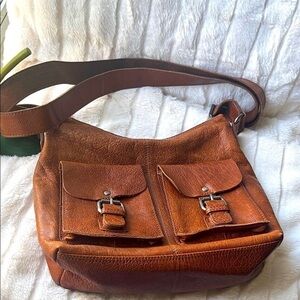 Spikes & Sparrow Hybrid Leather Saddle Messenger